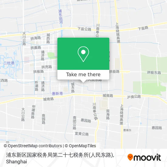 浦东新区国家税务局第二十七税务所(人民东路) map