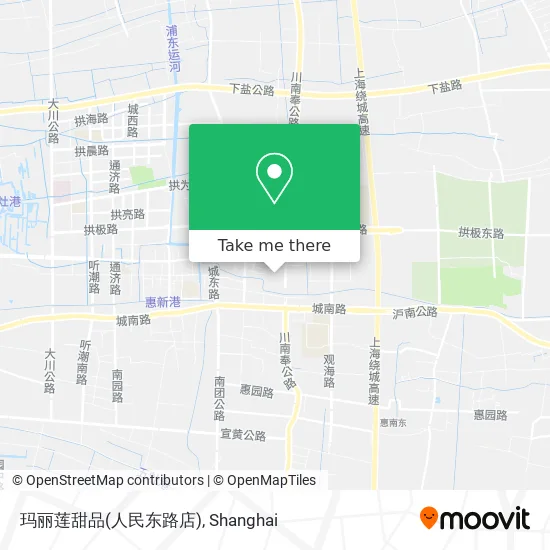 玛丽莲甜品(人民东路店) map