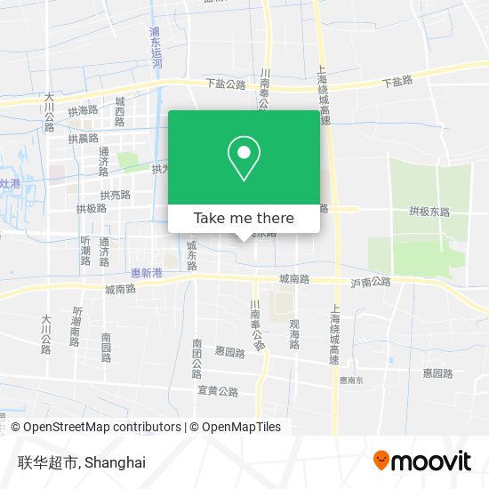 联华超市 map