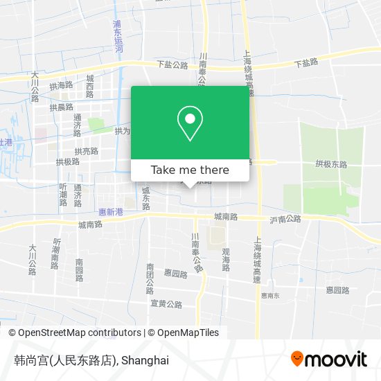 韩尚宫(人民东路店) map