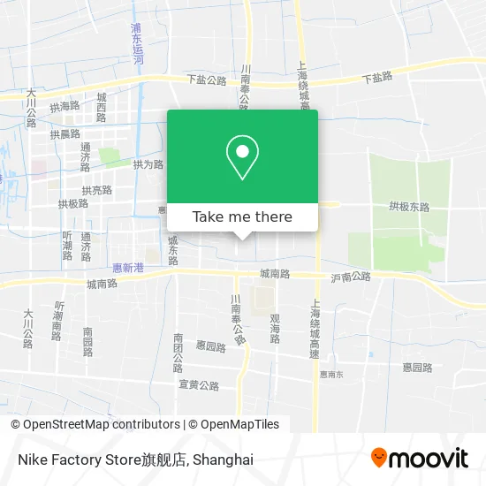Nike Factory Store旗舰店 map