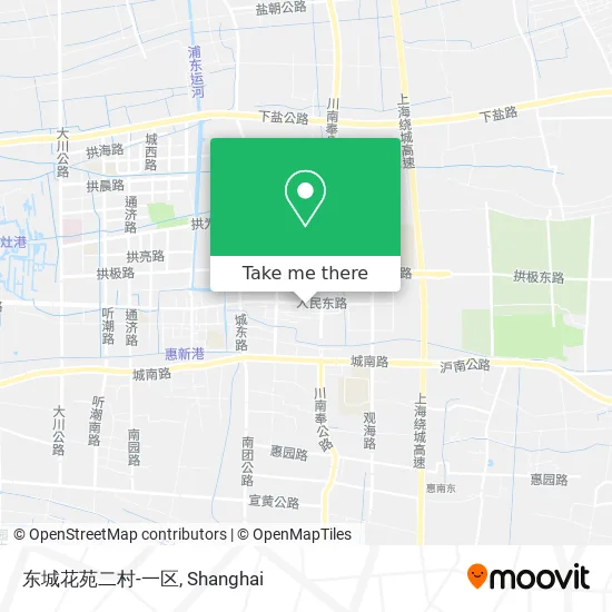 东城花苑二村-一区 map