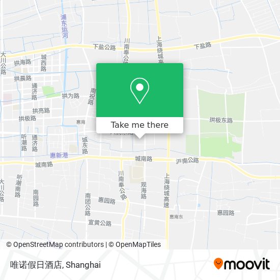 唯诺假日酒店 map