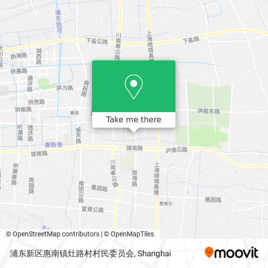 浦东新区惠南镇灶路村村民委员会 map