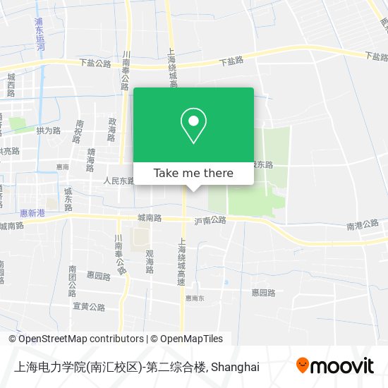上海电力学院(南汇校区)-第二综合楼 map