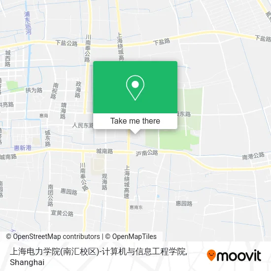 上海电力学院(南汇校区)-计算机与信息工程学院 map