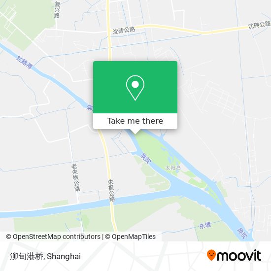 泖甸港桥 map
