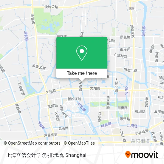 上海立信会计学院-排球场 map