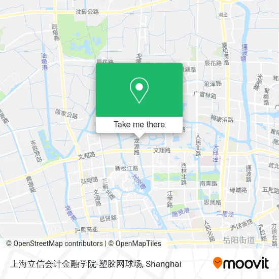 上海立信会计金融学院-塑胶网球场 map
