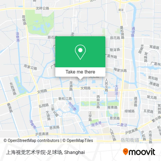 上海视觉艺术学院-足球场 map