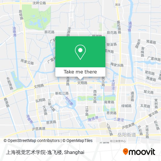 上海视觉艺术学院-逸飞楼 map