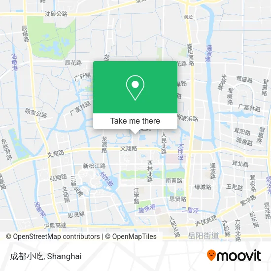成都小吃 map