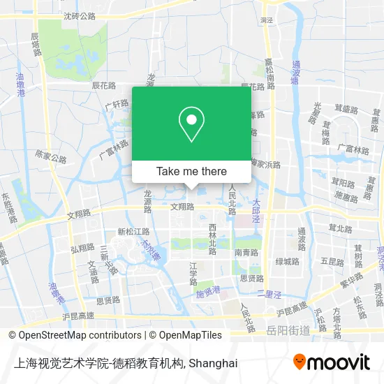 上海视觉艺术学院-德稻教育机构 map