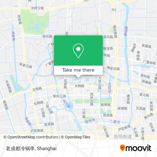 老成都冷锅串 map