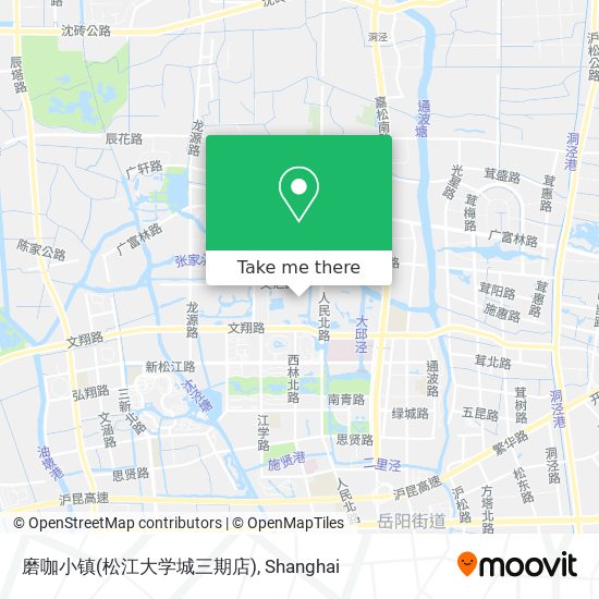 磨咖小镇(松江大学城三期店) map