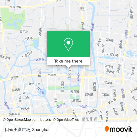 口碑美食广场 map