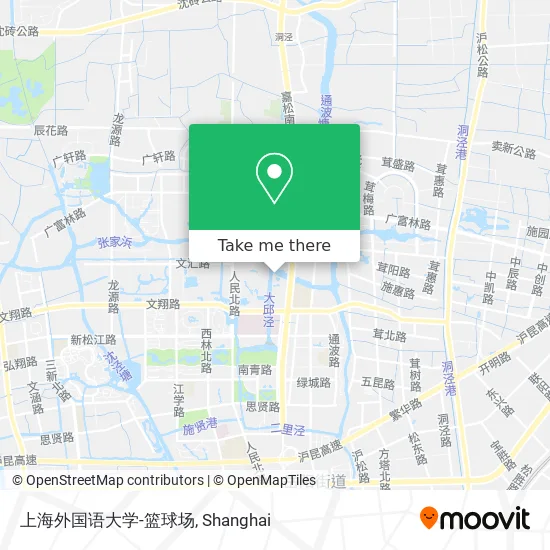 上海外国语大学-篮球场 map
