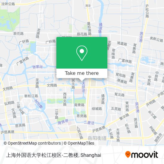 上海外国语大学松江校区-二教楼 map