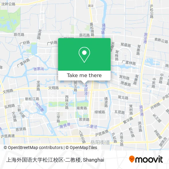 上海外国语大学松江校区-二教楼 map