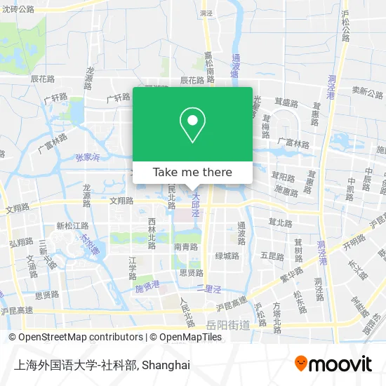 上海外国语大学-社科部 map