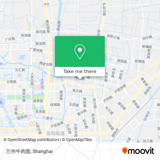 兰州牛肉面 map