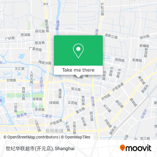 世纪华联超市(开元店) map