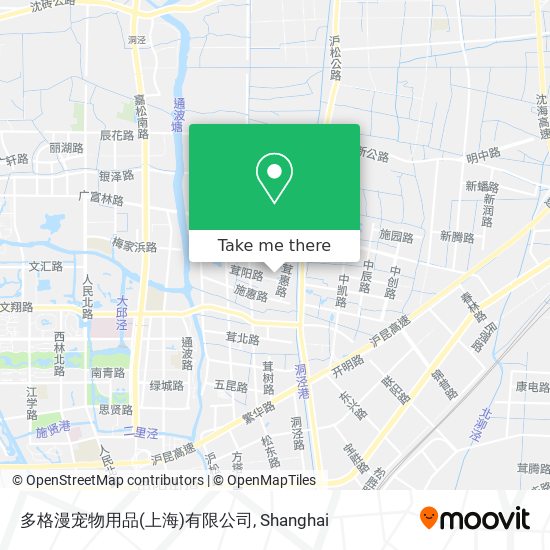 多格漫宠物用品(上海)有限公司 map