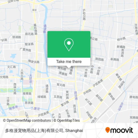 多格漫宠物用品(上海)有限公司 map