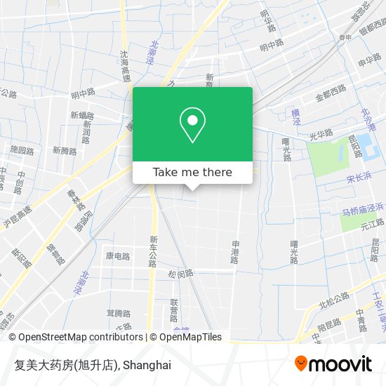 复美大药房(旭升店) map