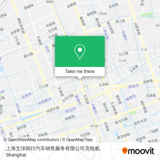 上海文洋闵行汽车销售服务有限公司充电桩 map
