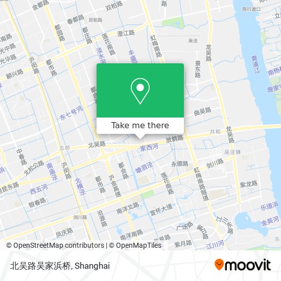 北吴路吴家浜桥 map