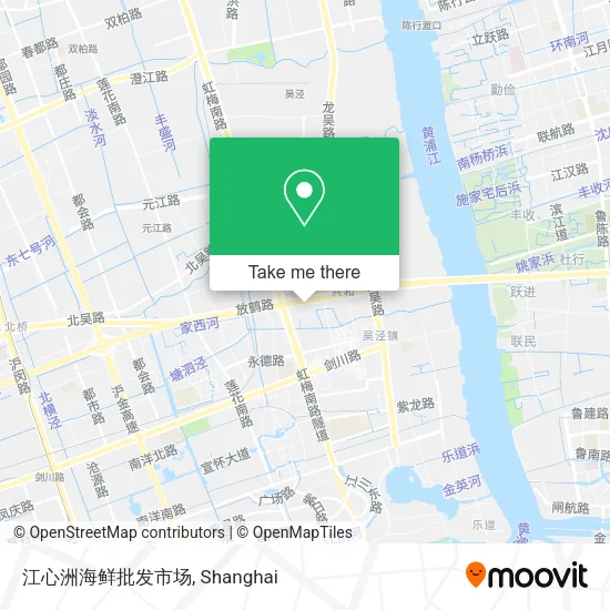 江心洲海鲜批发市场 map