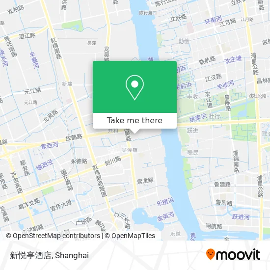 新悦亭酒店 map