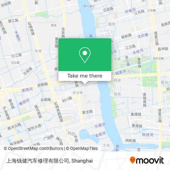 上海钱健汽车修理有限公司 map