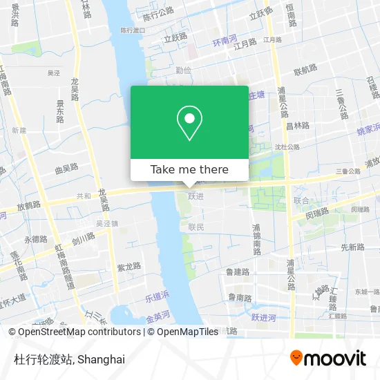 杜行轮渡站 map
