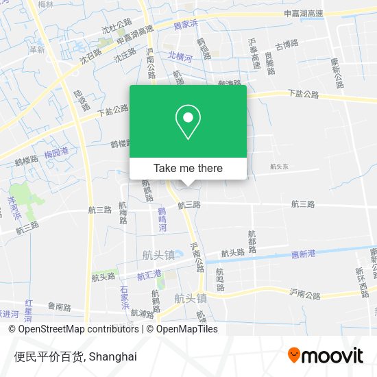 便民平价百货 map