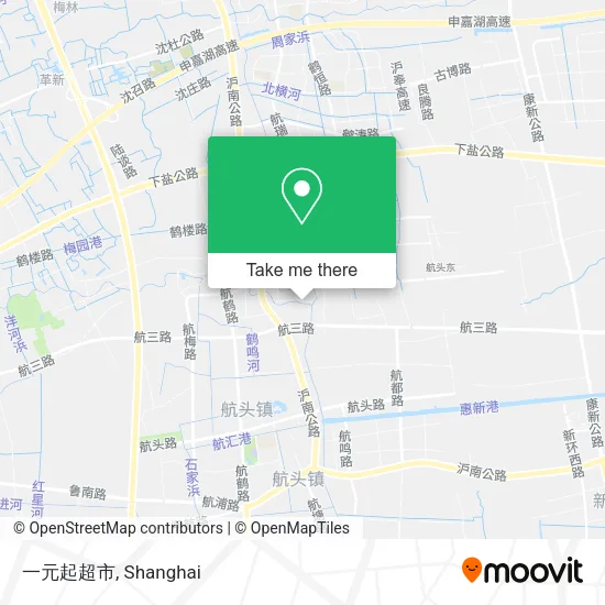 一元起超市 map