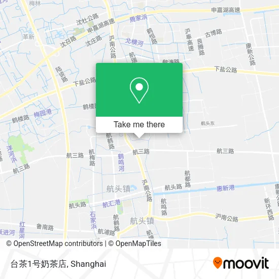 台茶1号奶茶店 map