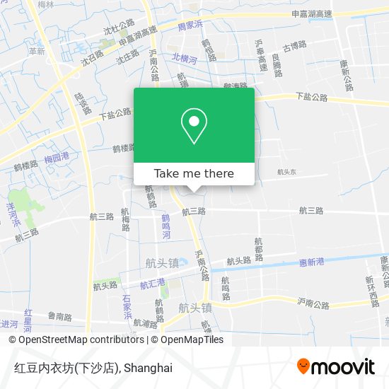 红豆内衣坊(下沙店) map