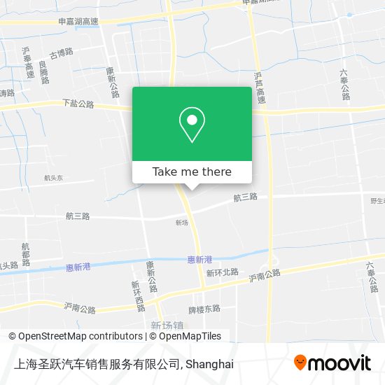 上海圣跃汽车销售服务有限公司 map