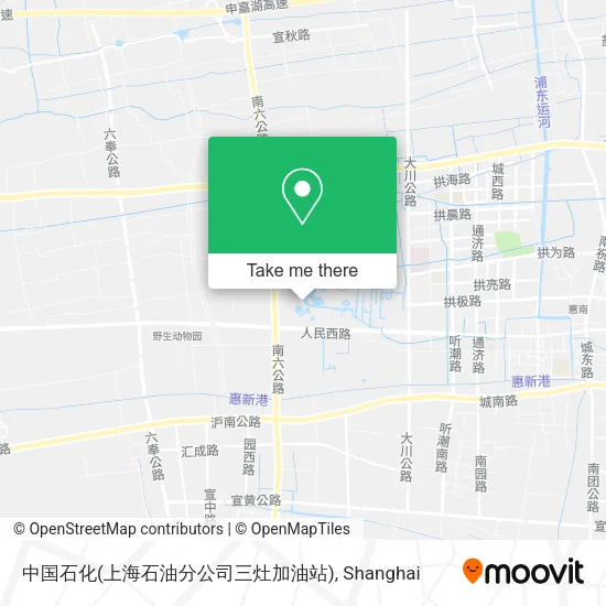 中国石化(上海石油分公司三灶加油站) map