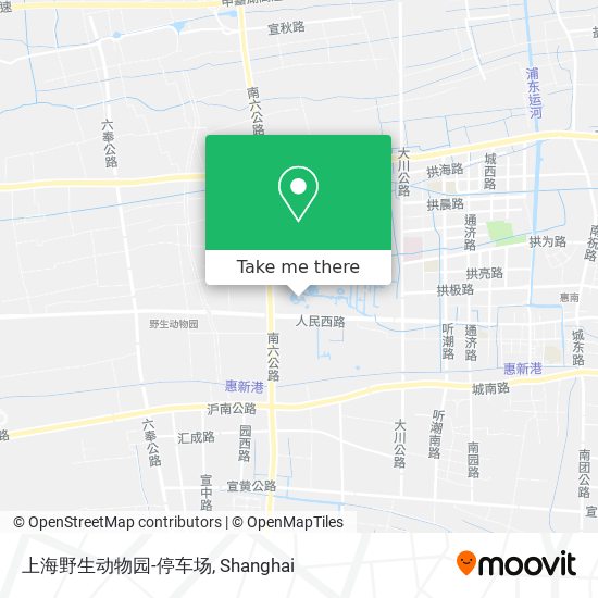 上海野生动物园-停车场 map