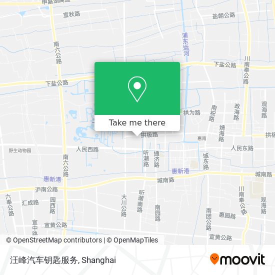 汪峰汽车钥匙服务 map