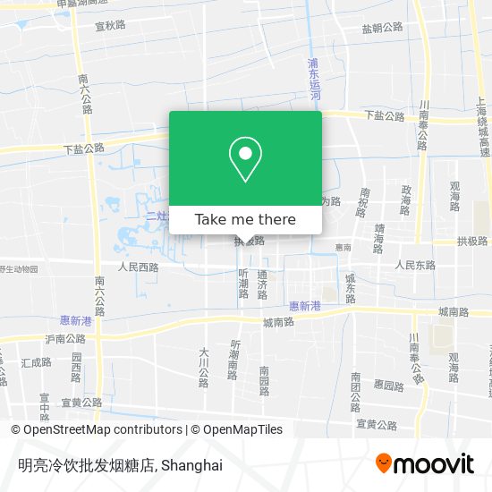 明亮冷饮批发烟糖店 map