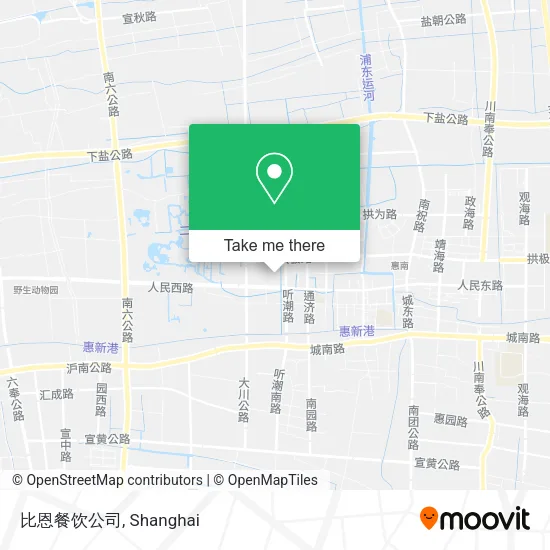 比恩餐饮公司 map