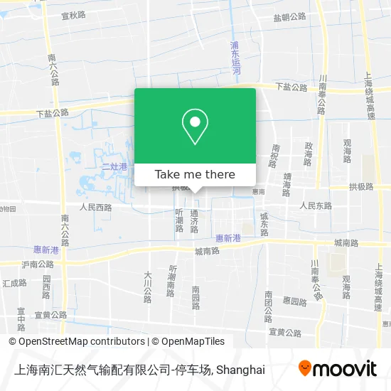 上海南汇天然气输配有限公司-停车场 map