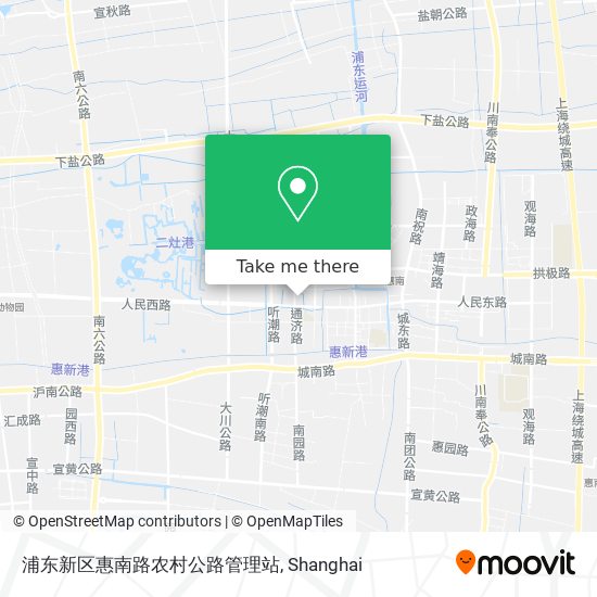 浦东新区惠南路农村公路管理站 map