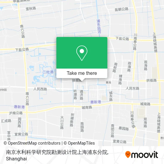 南京水利科学研究院勘测设计院上海浦东分院 map