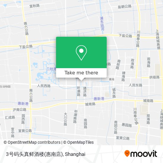 3号码头真鲜酒楼(惠南店) map