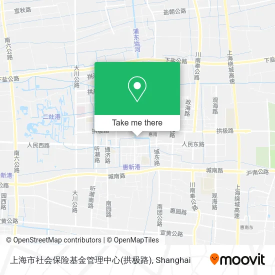 上海市社会保险基金管理中心(拱极路) map